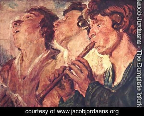 Jacob Jordaens - The Itinerant Musicians