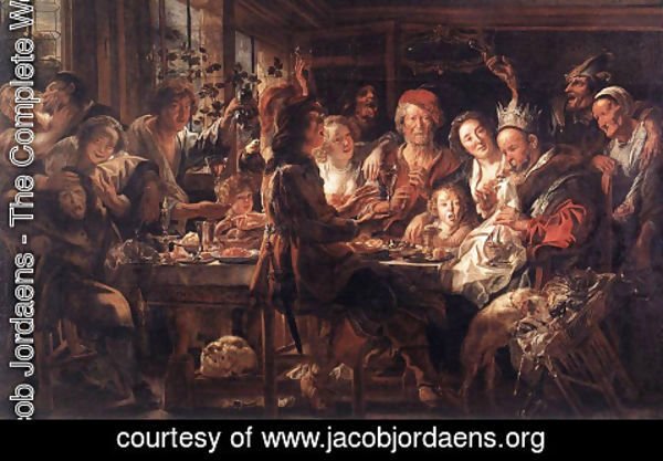 Jacob Jordaens - The Bean King II