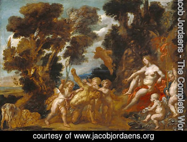 Jacob Jordaens - Venus and Eros