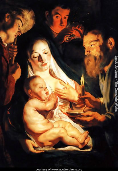 The Holy Family with Shepherds 1616