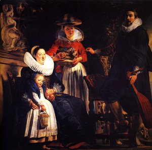 Jacob Jordaens - The Family Of The Artist