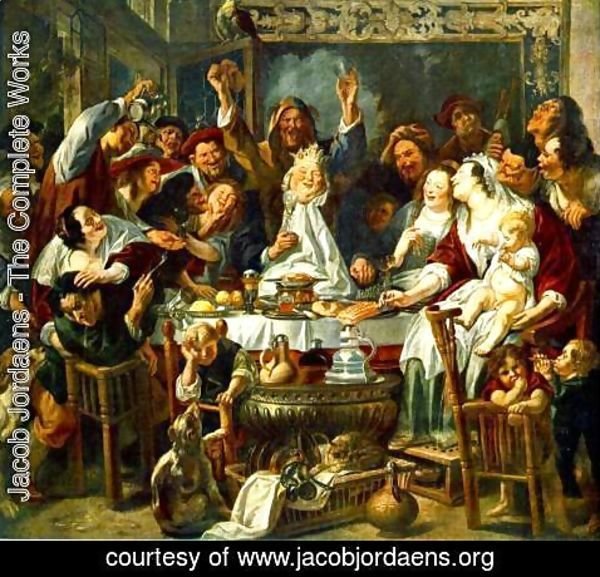 Jacob Jordaens - The King Drinks