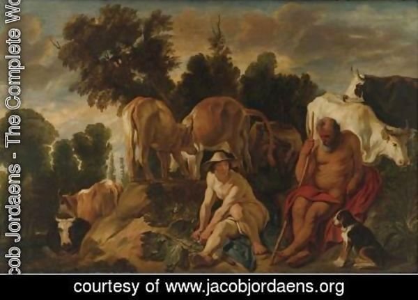 Jacob Jordaens - Landscape With Mercury And Argus