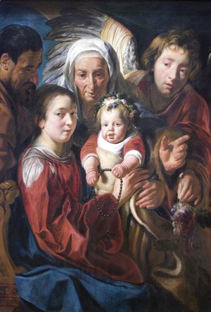 Jacob Jordaens - The Holy Family