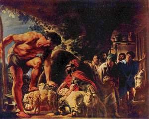 Jacob Jordaens - Odysseus in the Cave of Polyphemus