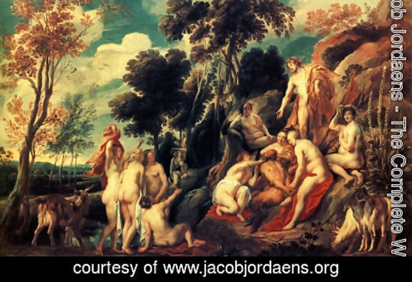 Jacob Jordaens - Pan punished by the Nymphs