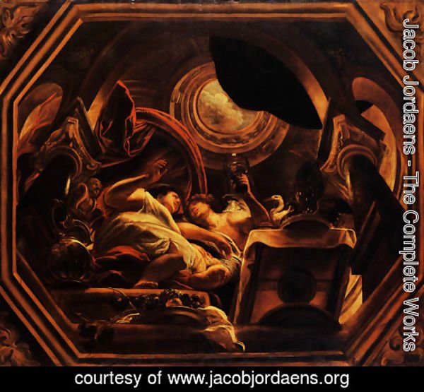 Jacob Jordaens - Love of Cupid and Psyche