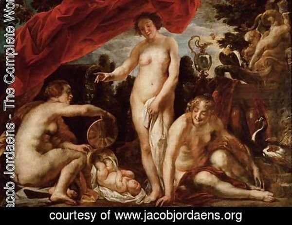 Jacob Jordaens - The Daughters of Cecrops finding the child Erichthonius