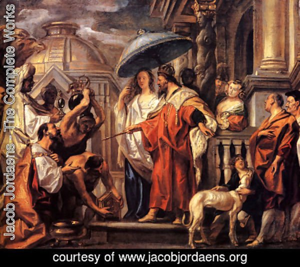 Jacob Jordaens - The tribute the Caliph Harun al-Rashid to Charlemagne