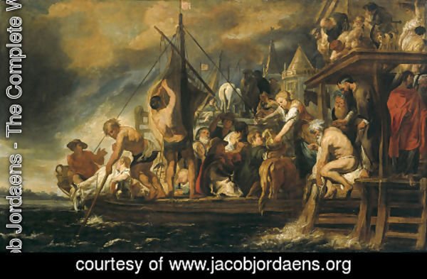 Jacob Jordaens - The Miracle of the Obol in the Mouth of the Fish