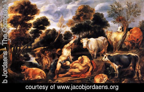 Jacob Jordaens - Mercure killing Argos