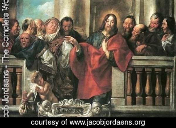 Jacob Jordaens - Jesus and the Pharisees