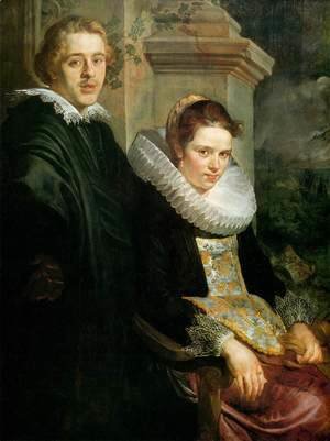 Jacob Jordaens - Portrait of a Young Married Couple
