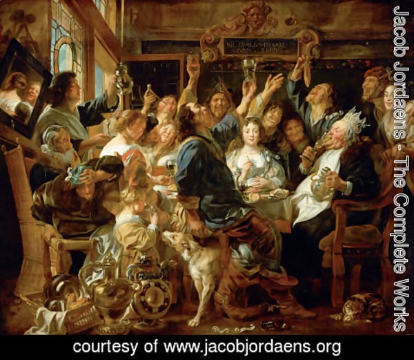 Jacob Jordaens - The Bean King I