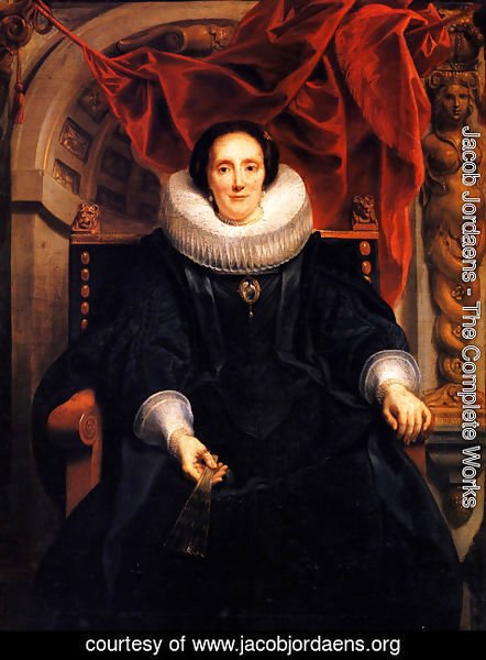 Jacob Jordaens - Portrait of Catharina Behagel