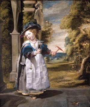 Jacob Jordaens - Portrait of the Painter's Daughter Anna Catharina