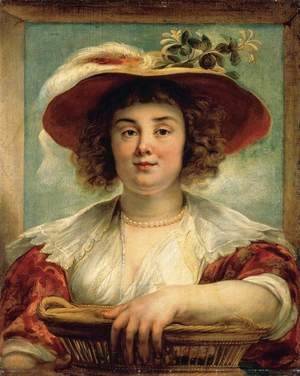 Jacob Jordaens - Portrait of the Artist's Daughter Elizabeth 2