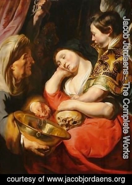 Jacob Jordaens - The Temptation of Magdalene