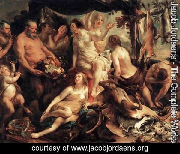 Jacob Jordaens - The Rest of Diana 1645-55