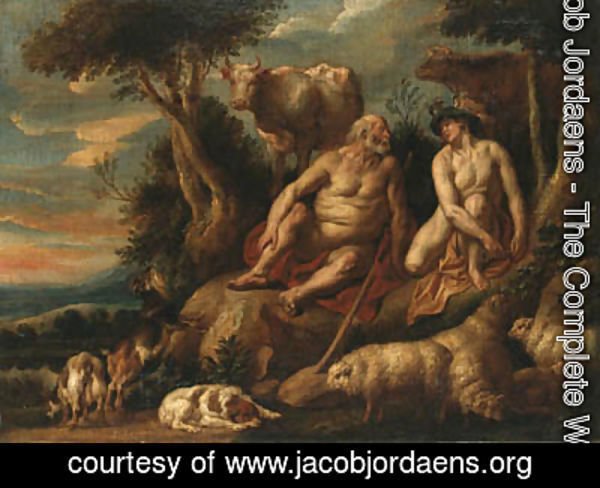 Jacob Jordaens - Mercury and Argus