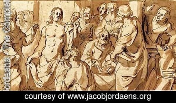 Jacob Jordaens - The Incredulity of Saint Thomas