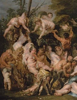 Jacob Jordaens - The Revel of Bacchus and Silenus