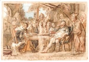 A Merry Company (An Allegory Of Integrity)