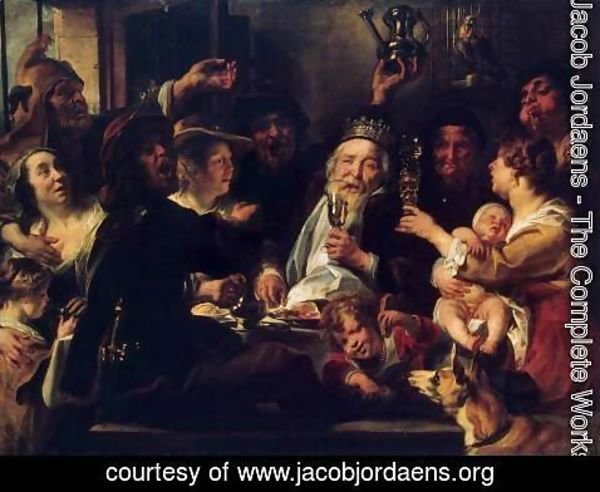 Jacob Jordaens - The Bean King