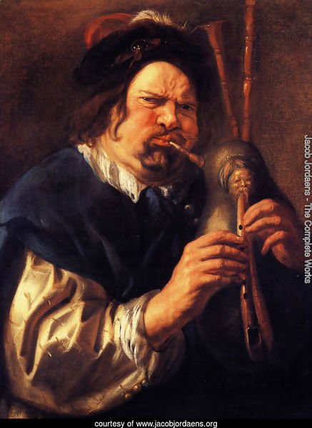 Self-Portrait As A Bagpipe Player