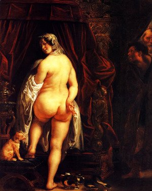 Jacob Jordaens - King Candaules of Lydia Showing his Wife to Gyges 2