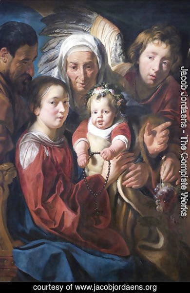 Jacob Jordaens - The Holy Family