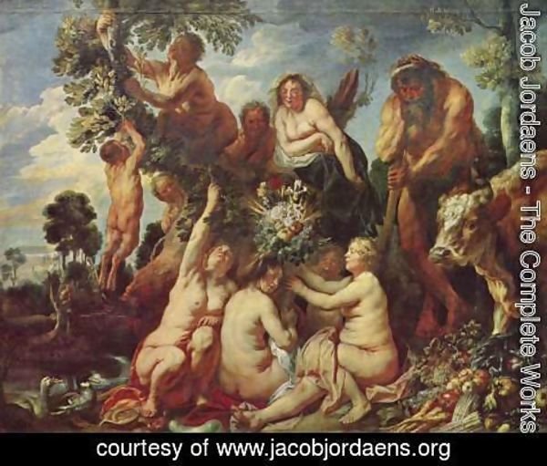Jacob Jordaens - Fertility of the earth