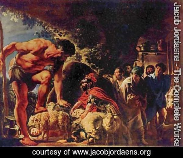 Jacob Jordaens - Odysseus in the Cave of Polyphemus