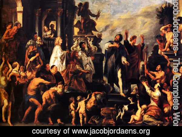 Jacob Jordaens - Apostles Paul and Barnabas in Lystra