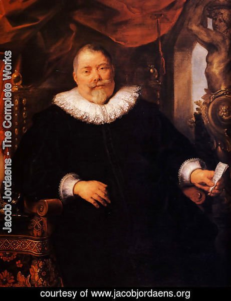 Jacob Jordaens - Portrait of Johan Wierts