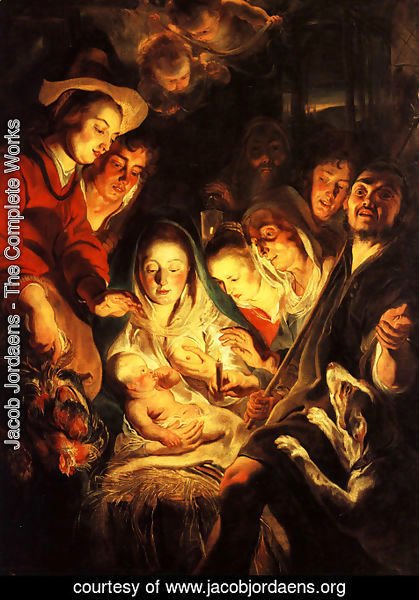 Jacob Jordaens - Adoration of the Shepherds 2