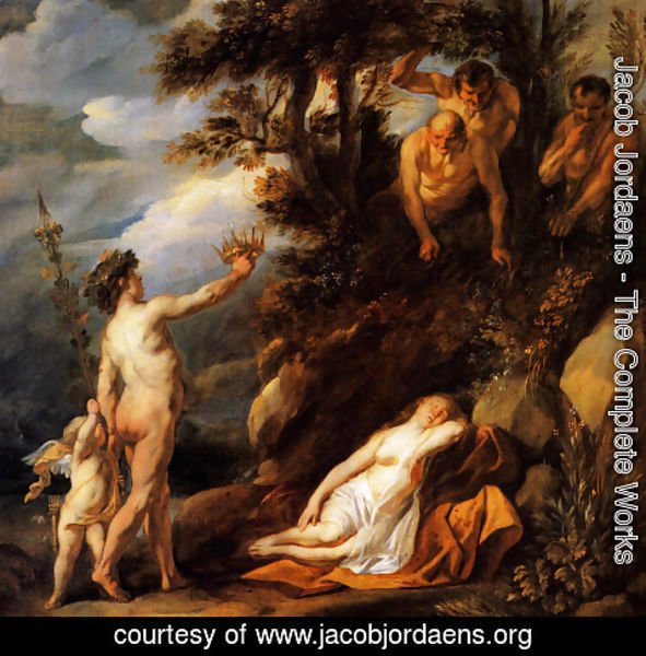 Jacob Jordaens - Bacchus and Ariadne